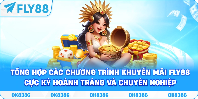 Banner tổng hợp các chương trình Khuyến mãi Fly88 cực kỳ hoành tráng và chuyên nghiệp